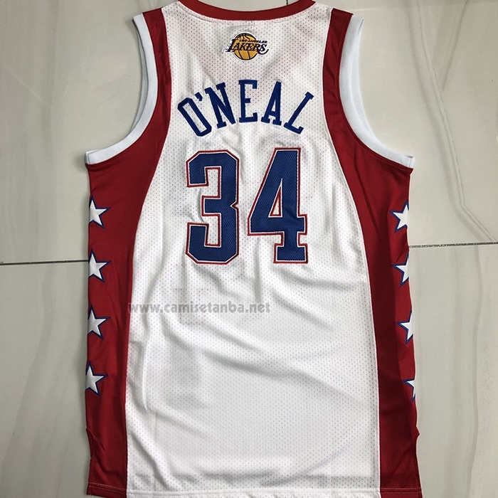 Camiseta All Star 2004 Shaquille O'Neal NO 34 Blanco